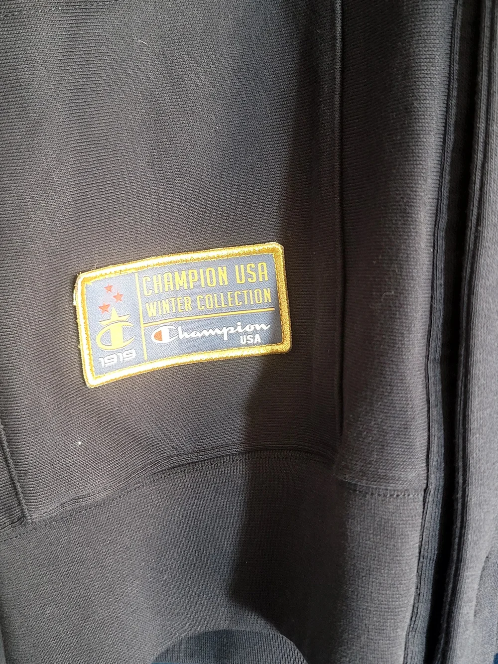 Champion Women's Dark Navy Blazer Jacket with Logo Tag